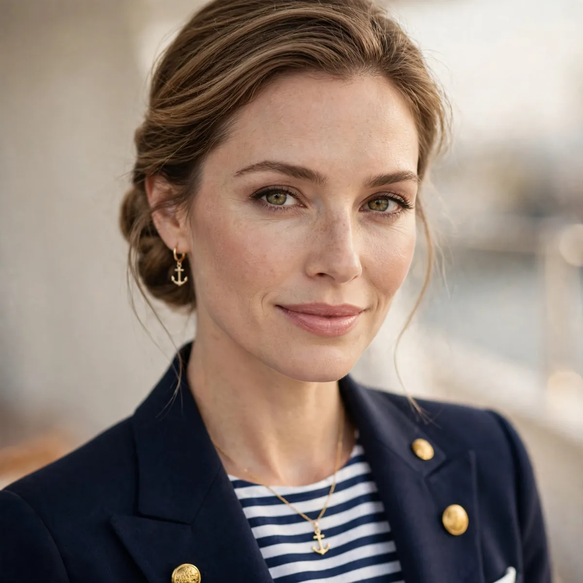 Nautical rehearsal dinner outfit