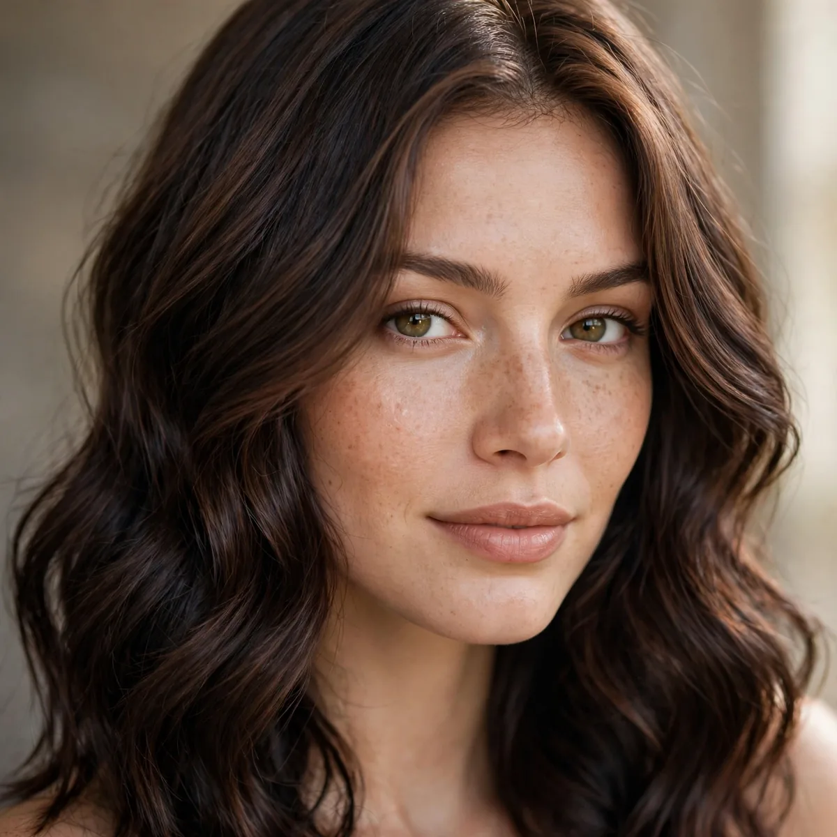 Dark chocolate reverse balayage