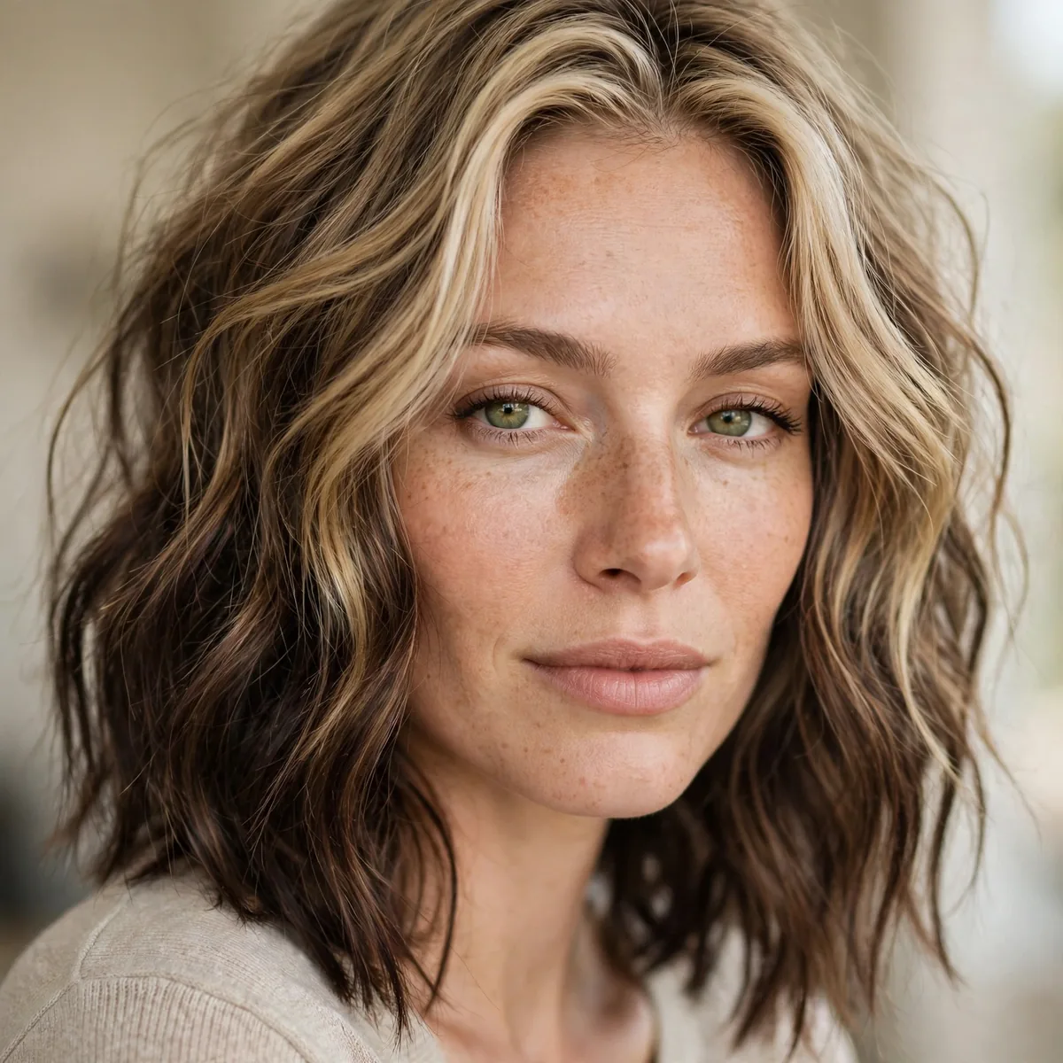 Lived-in reverse balayage grow-out