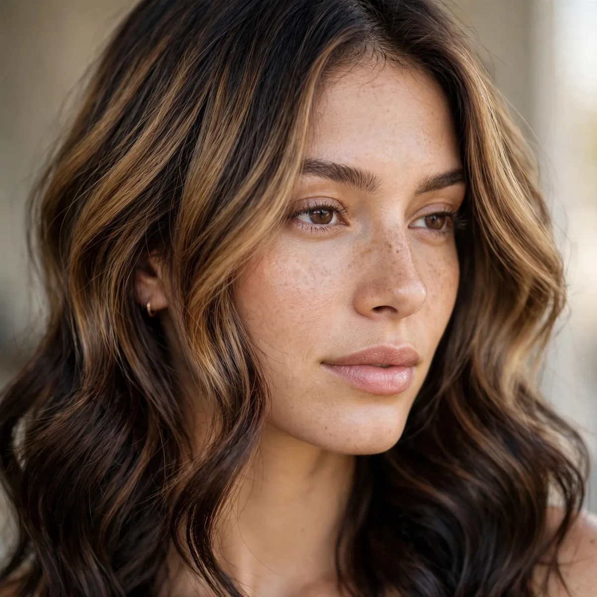 Root shadow reverse balayage technique