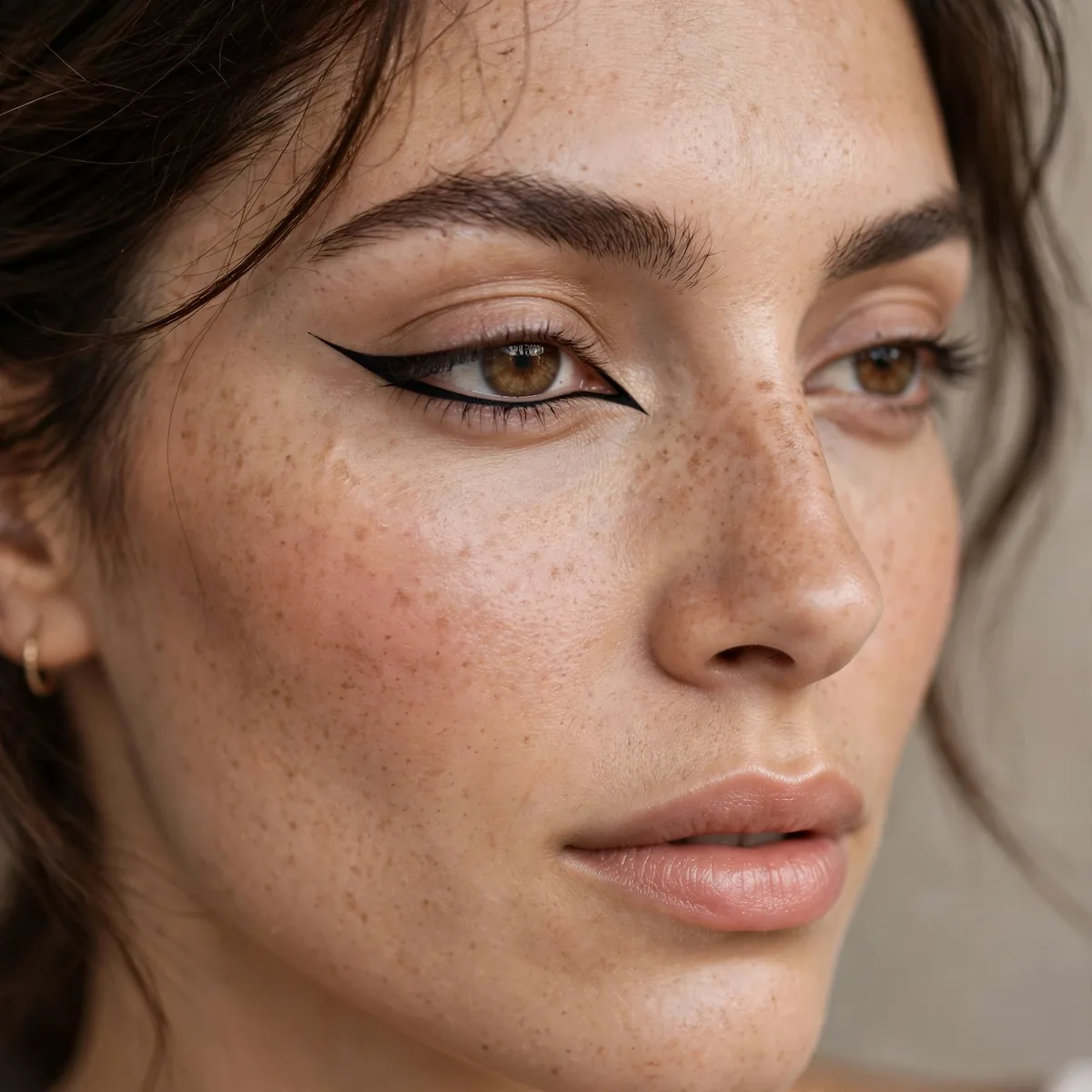 Sharp precise reverse cat eye