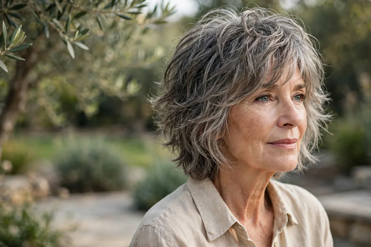 20 Shaggy Hairstyles for Older Women That Add Youthful Volume