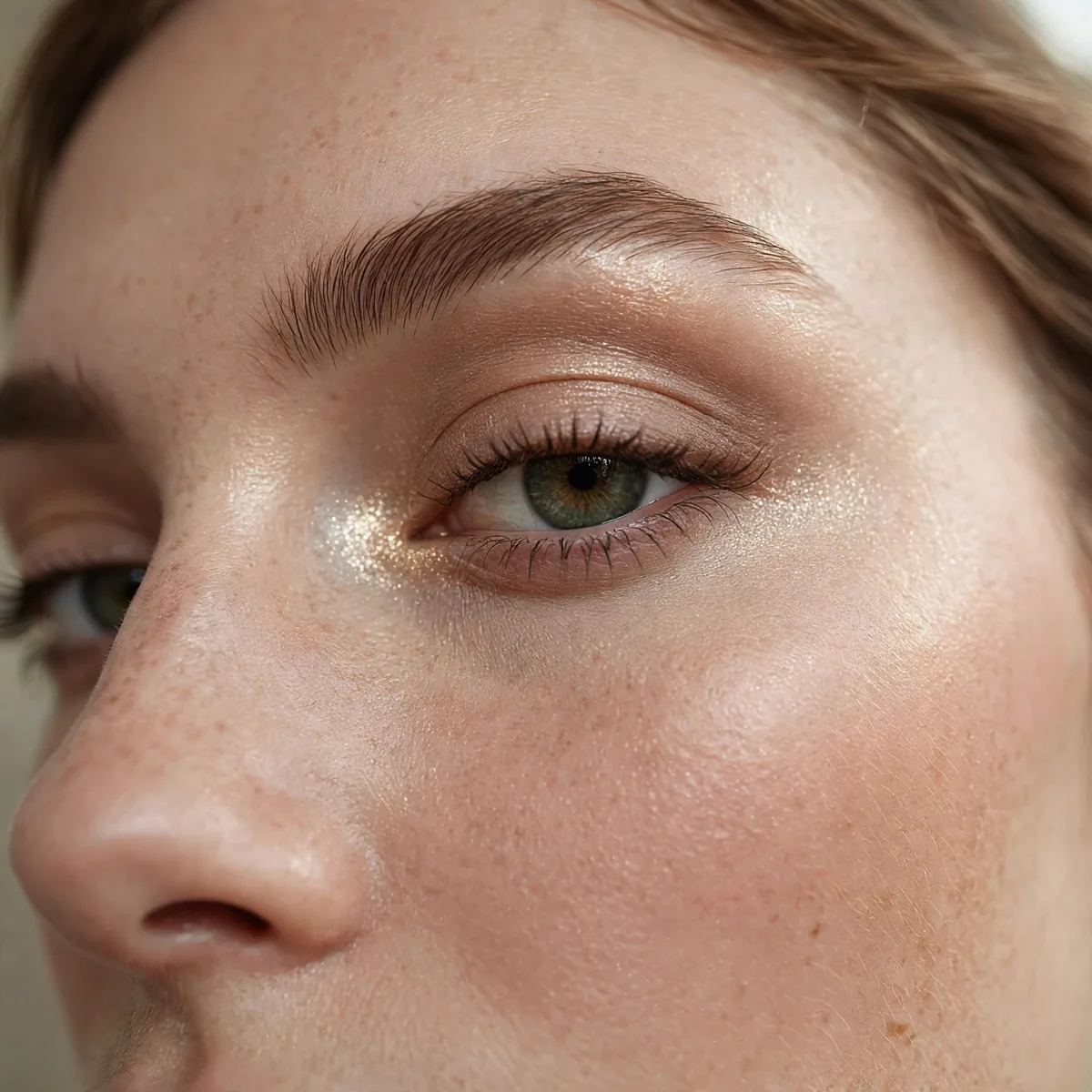 Shimmer inner corner eye brightener