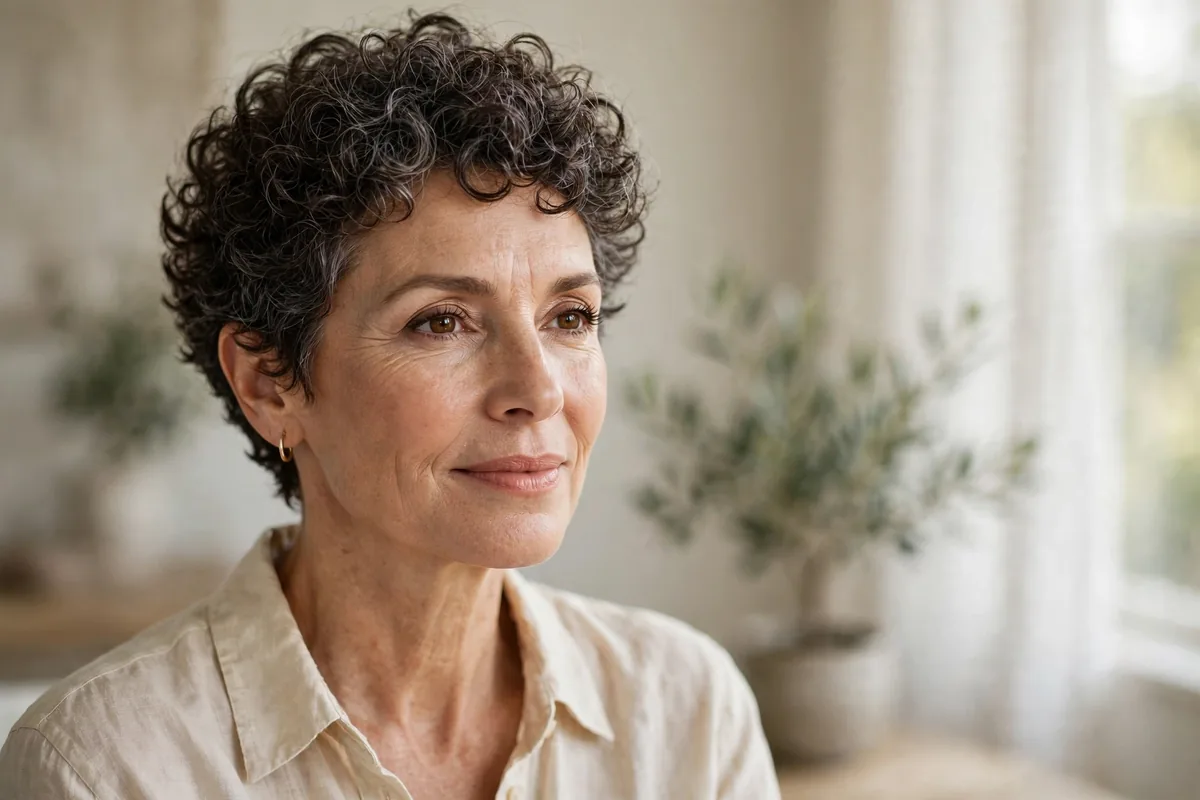 15 Short Curly Haircuts for Women Over 50 That Embrace Texture