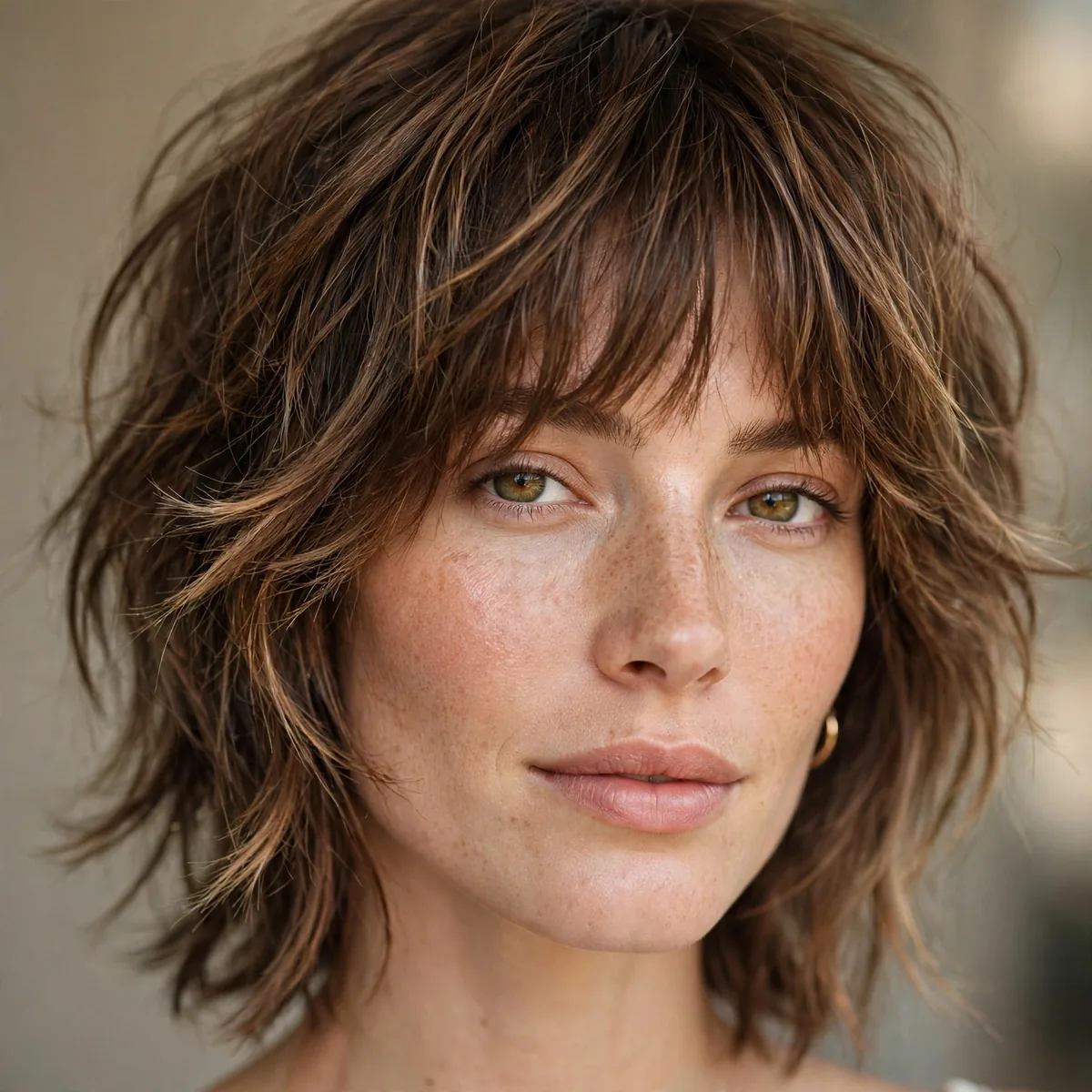 Shag with wispy textured ends