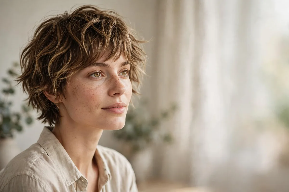 18 Short Shag Haircuts for Wavy Hair Full of Personality