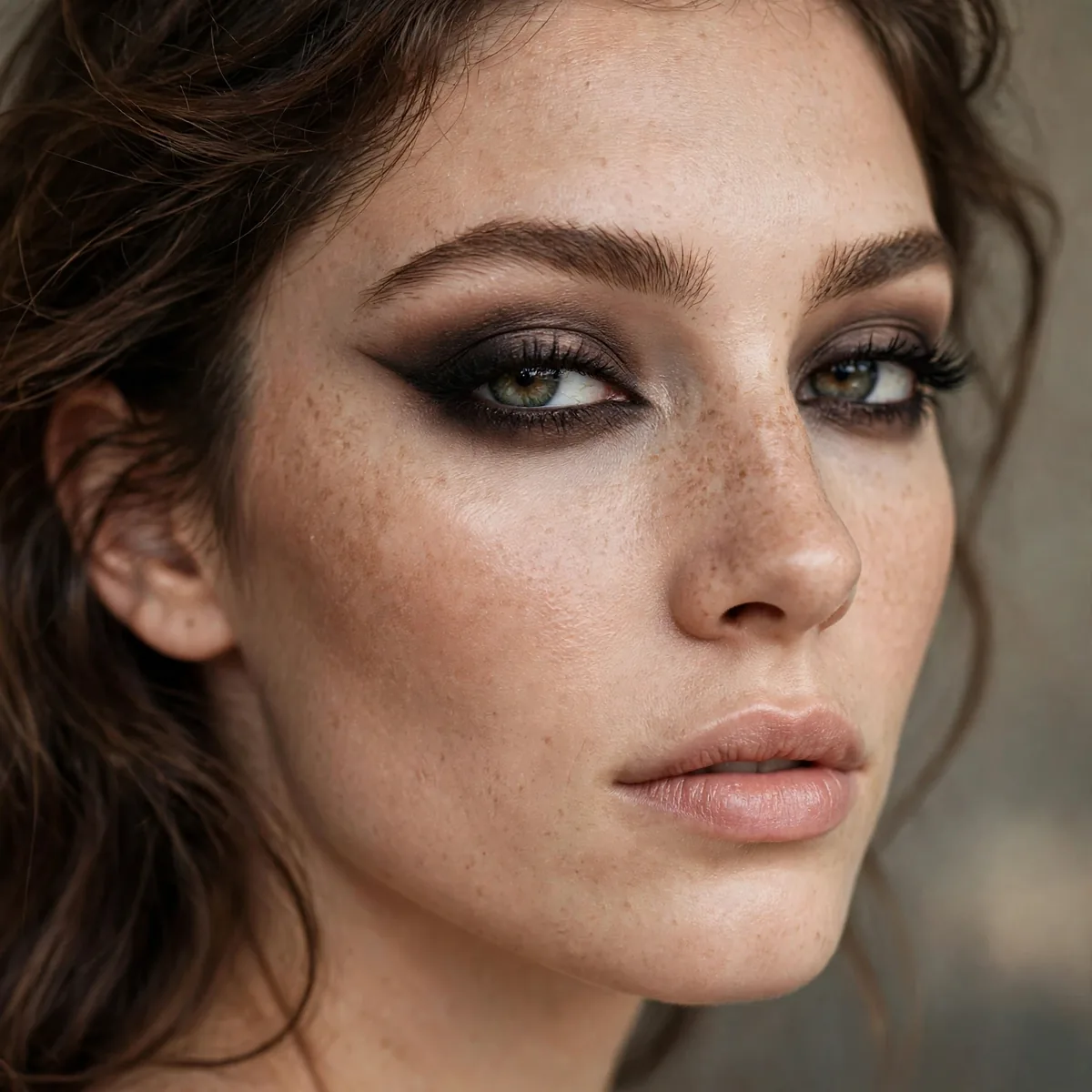 Classic smudged siren eye