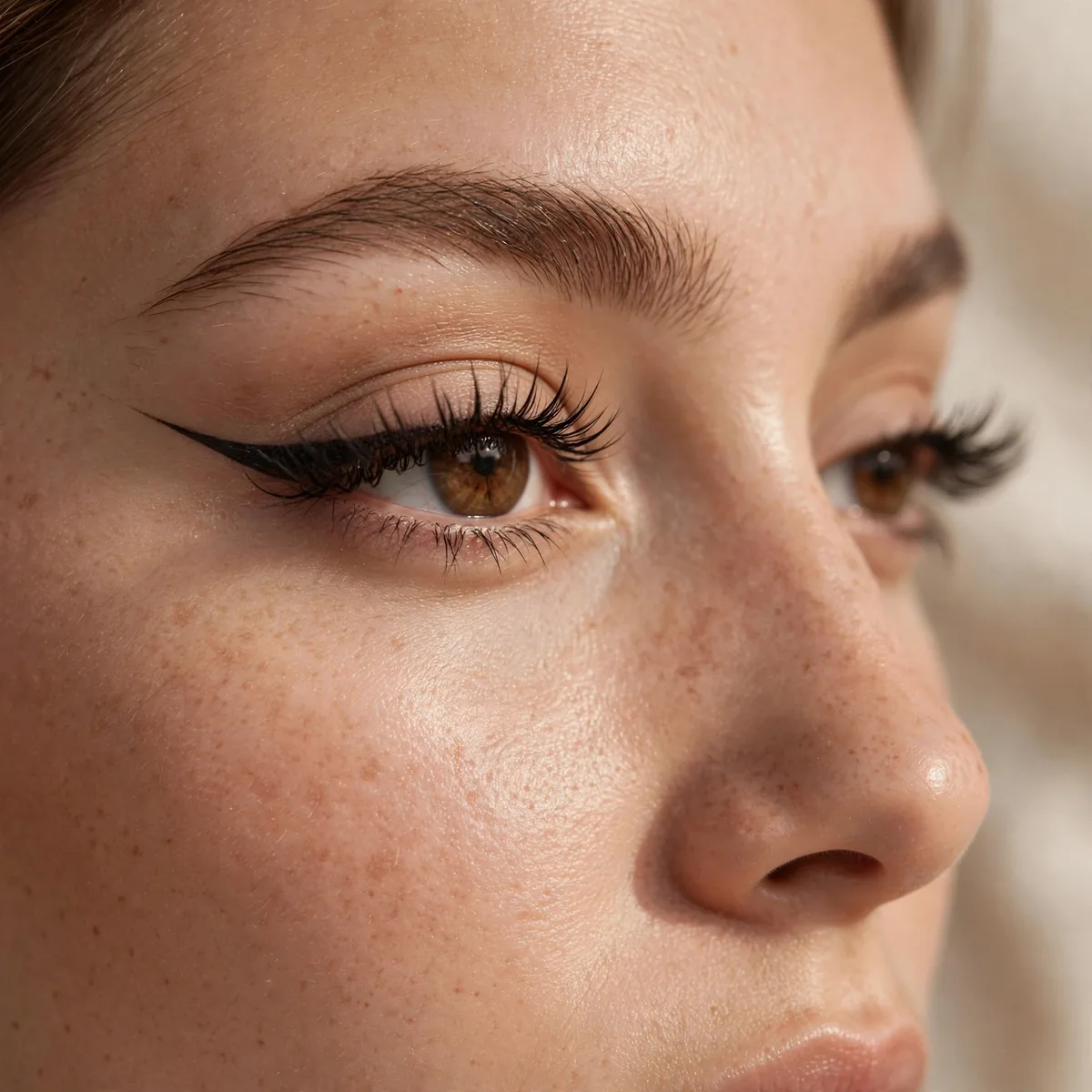 Elongated lash line siren eye