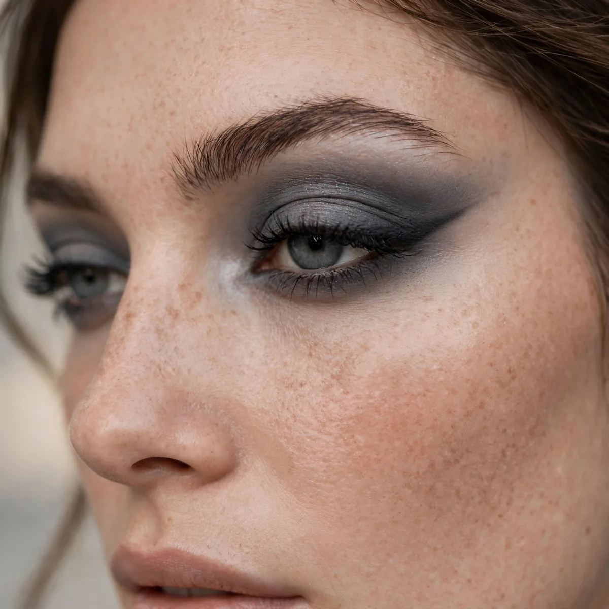 Grey smokey siren eye