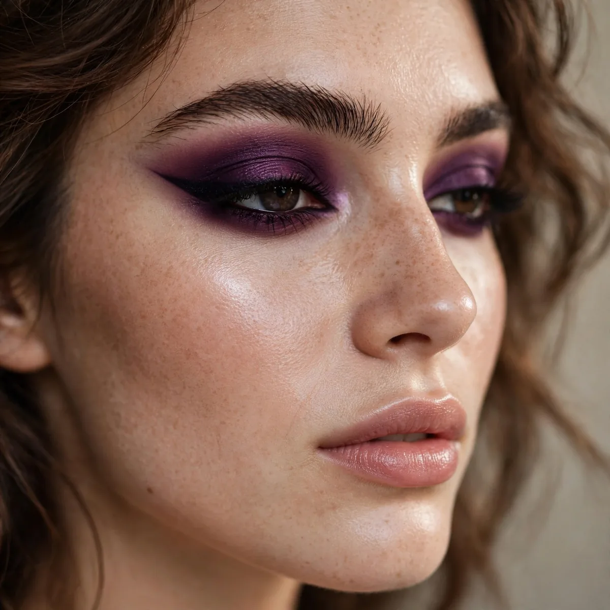 Plum siren eye makeup