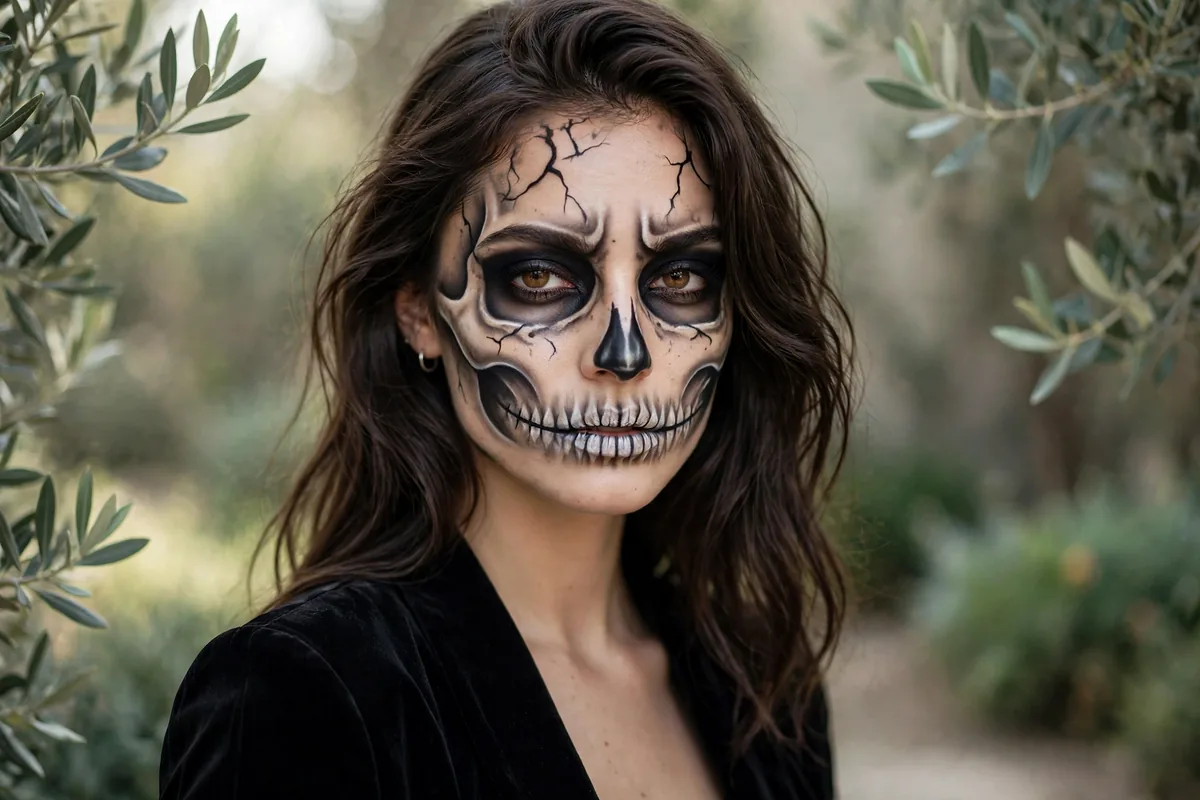 20 Skeleton Makeup Ideas for Halloween That Look Hauntingly Stunning