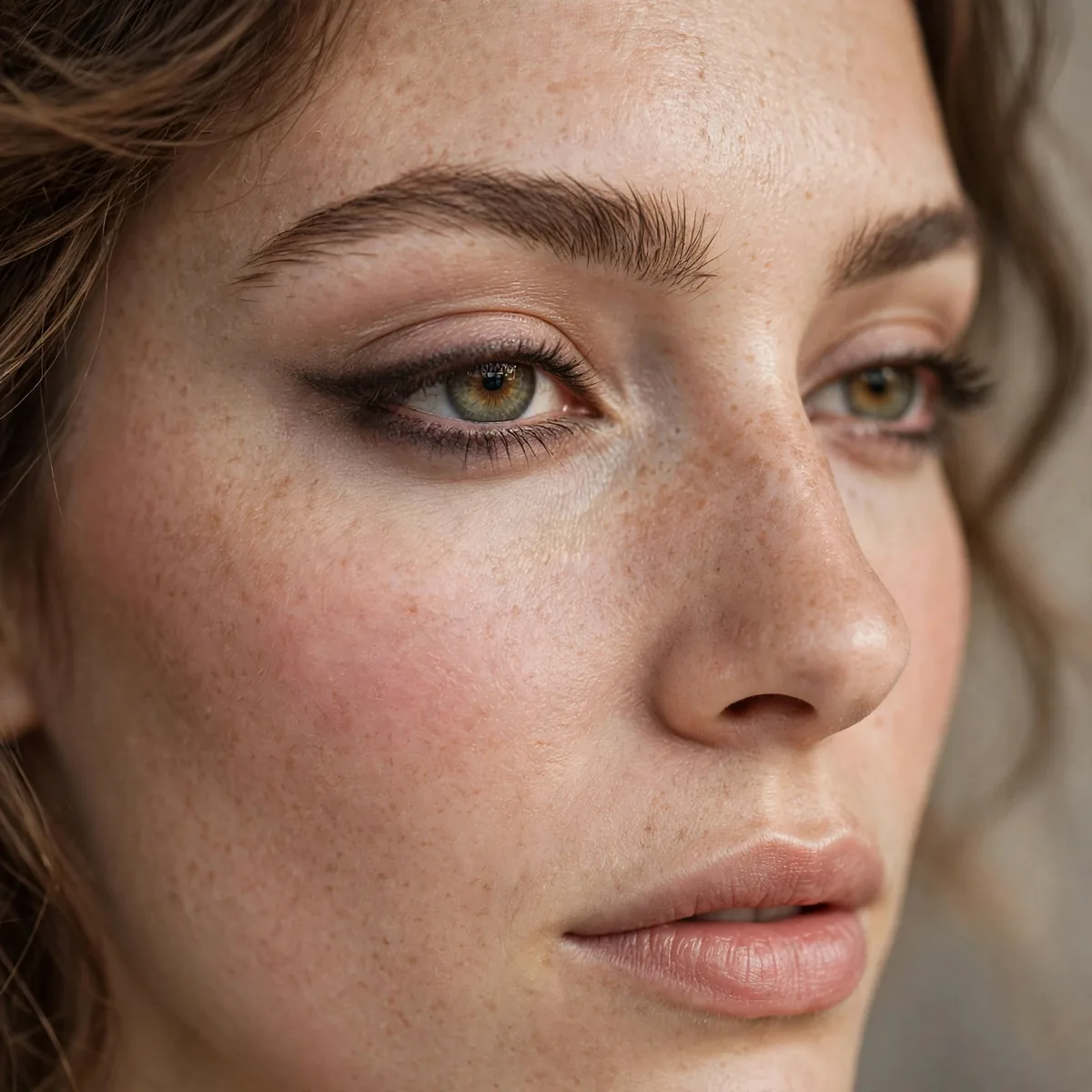 Tightline smudged eyeliner technique