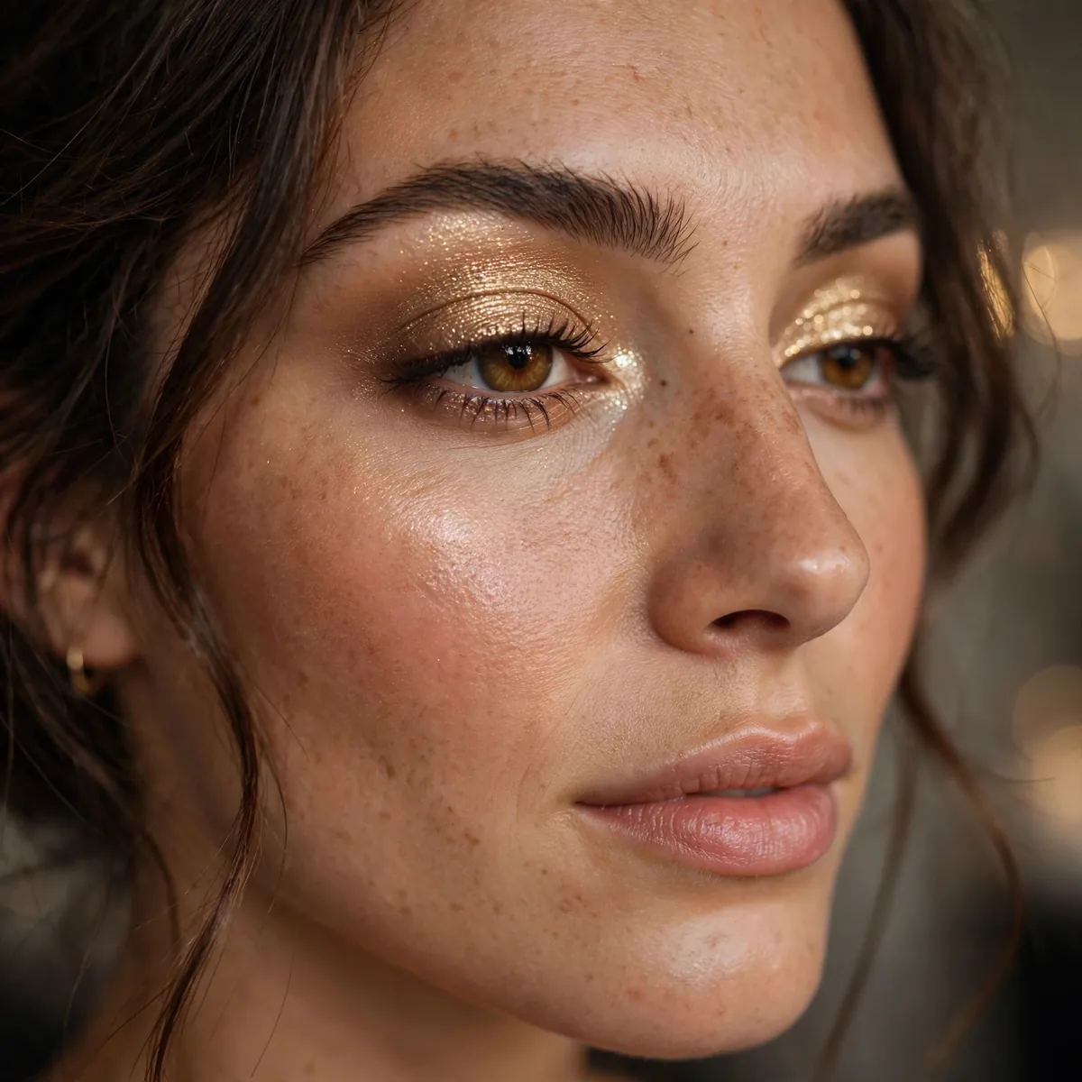 Shimmer lid glow date night