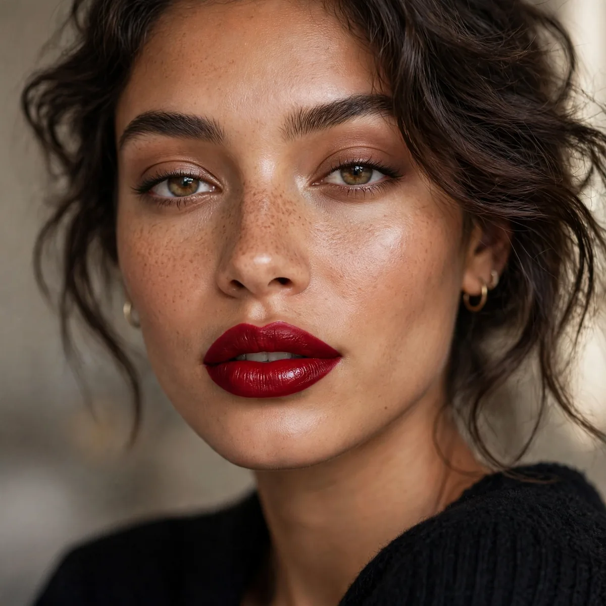 Bold lip date night option