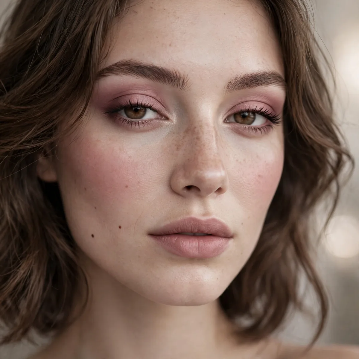 Monochrome romantic date makeup
