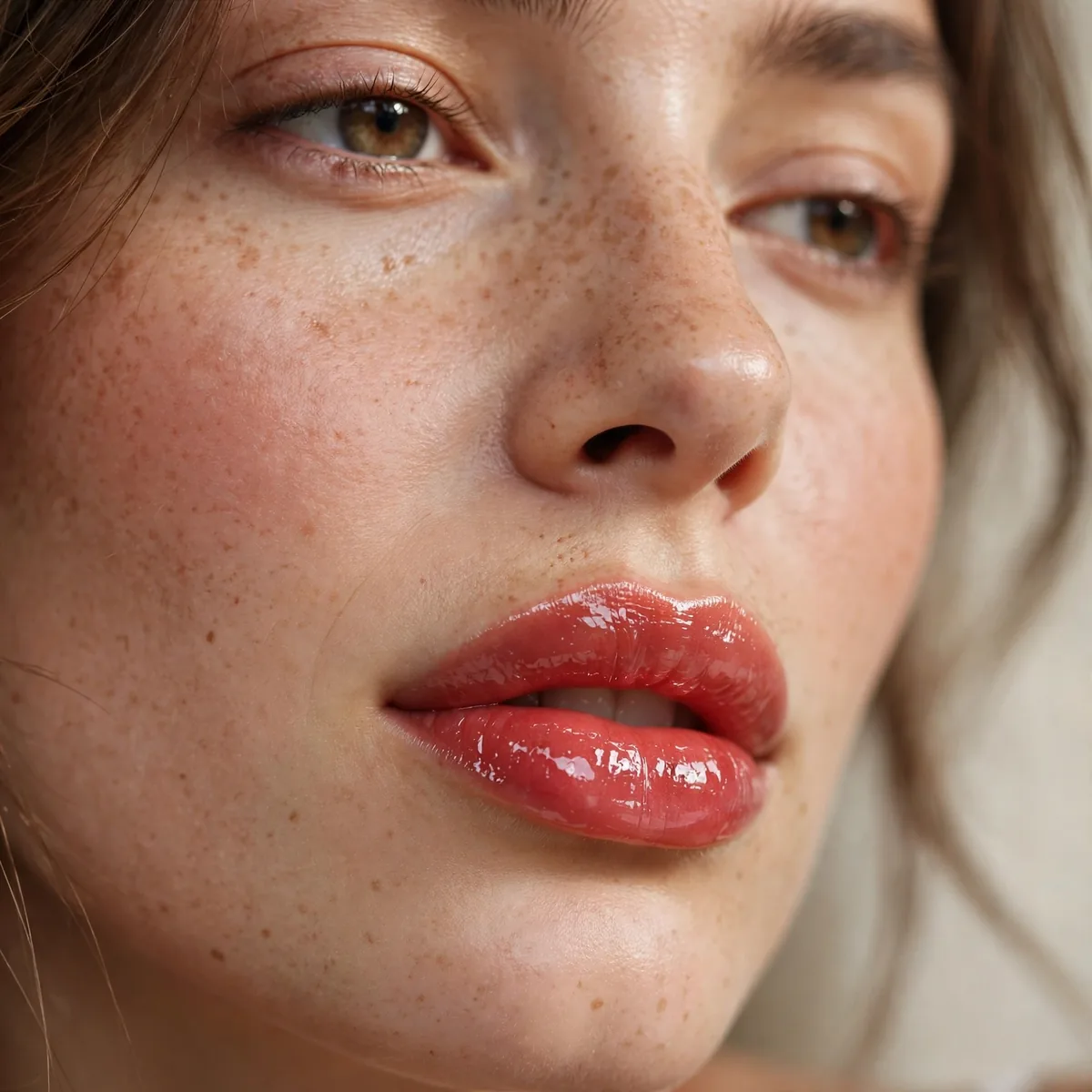 Strawberry gloss juicy lips