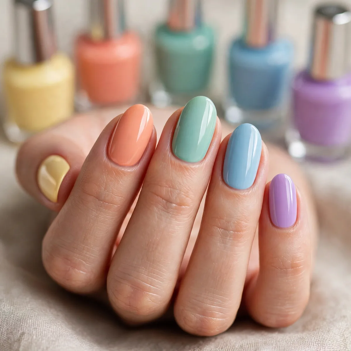 Curated summer nail polish collection