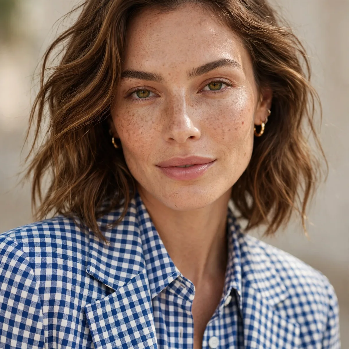 Gingham matching set summer