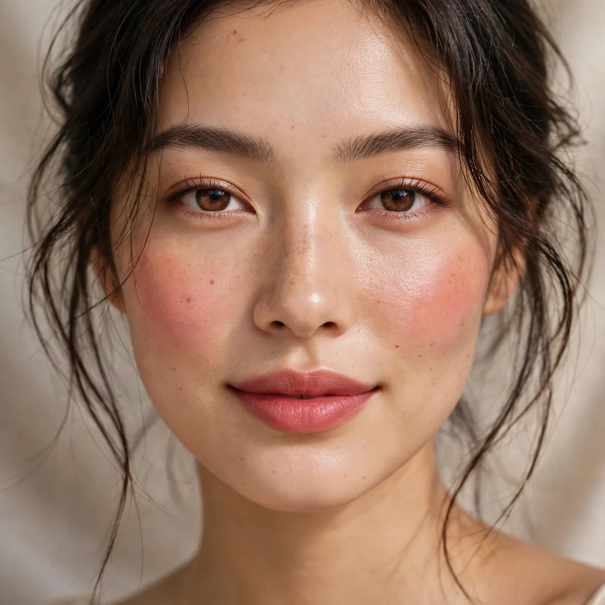 Lip and cheek stain summer makeup
