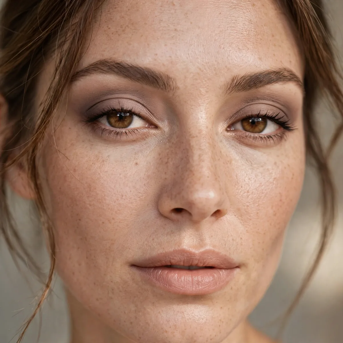 Soft taupe transition eyeshadow