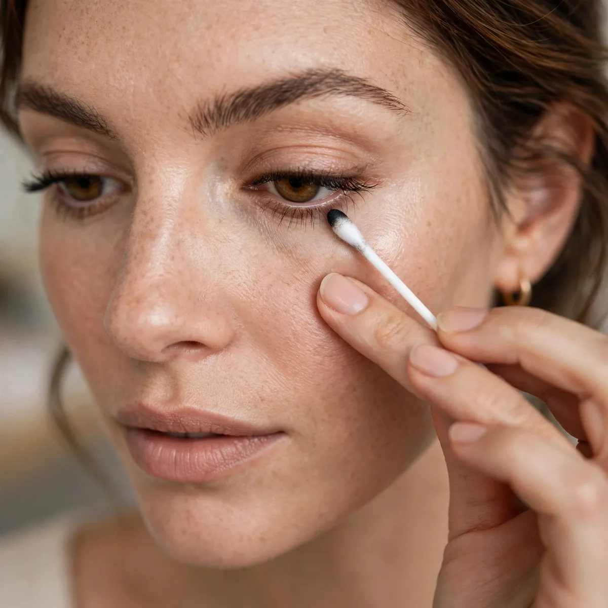 Removing tightline eyeliner properly