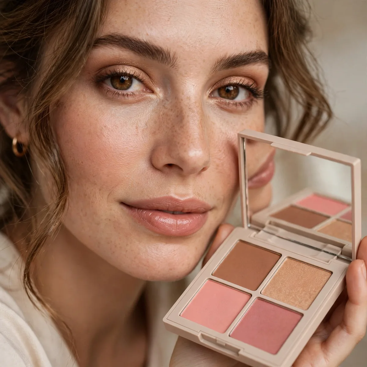 Multi-use face palette for travel