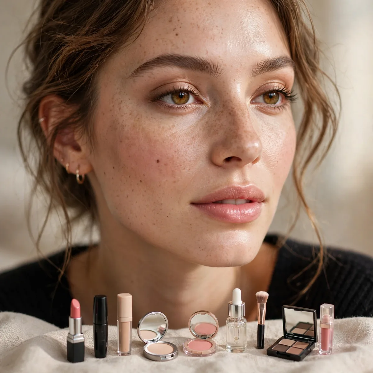 Mini makeup products for travel