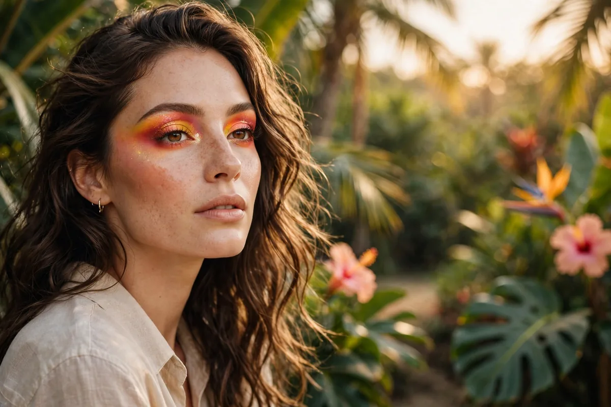 20 Tropical Makeup Looks for Summer Skin That Bring the Vacation