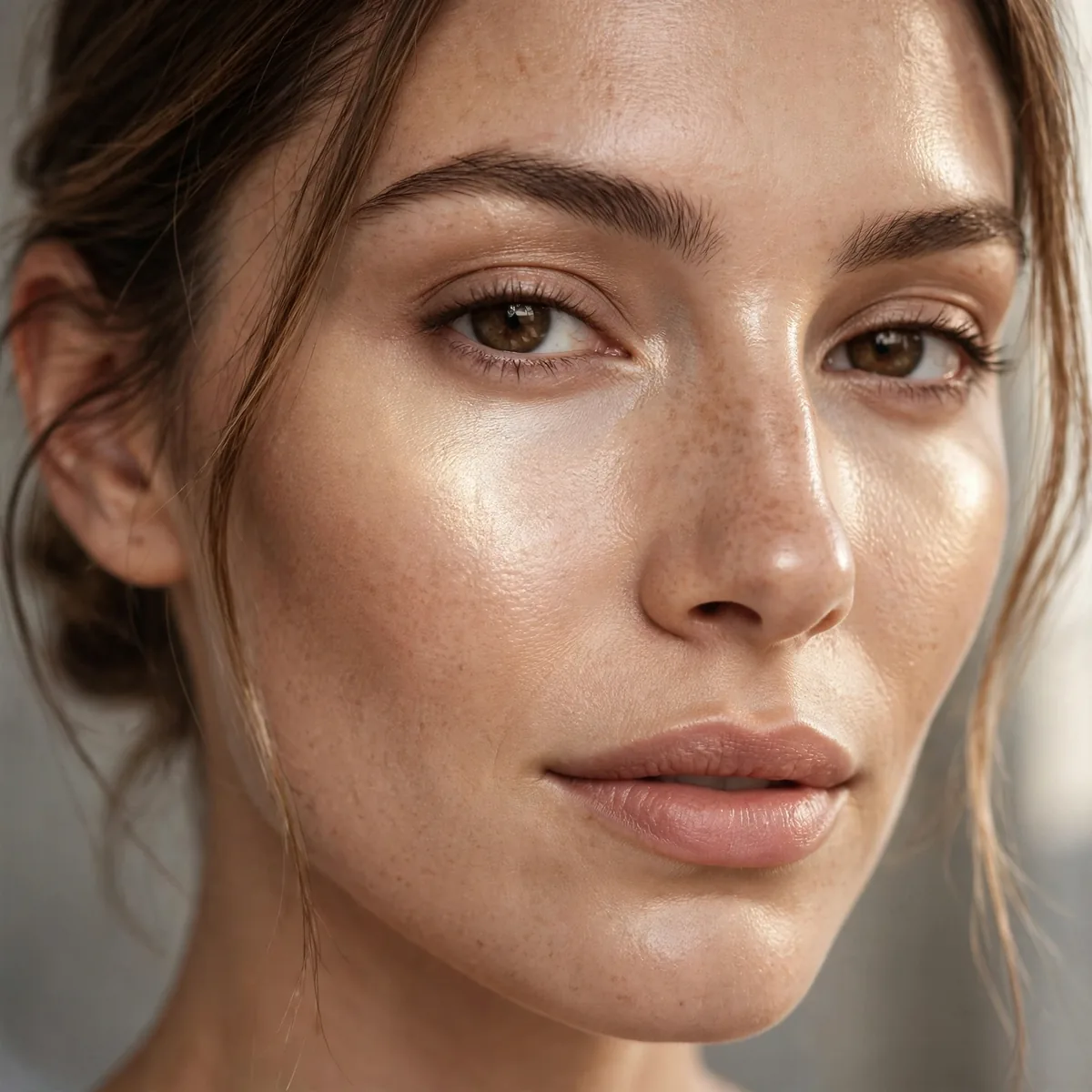 Highlighter under foundation technique