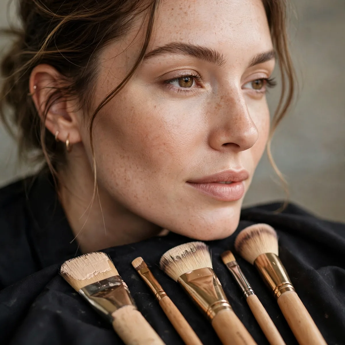 Brushes for underpainting technique