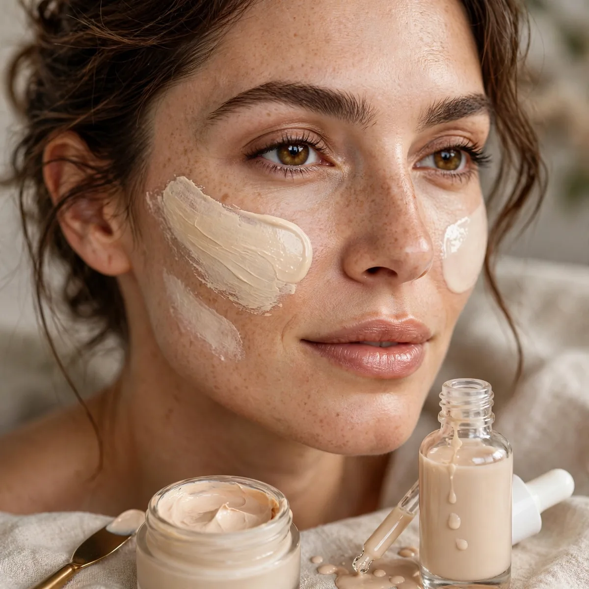 Cream versus liquid underpainting products