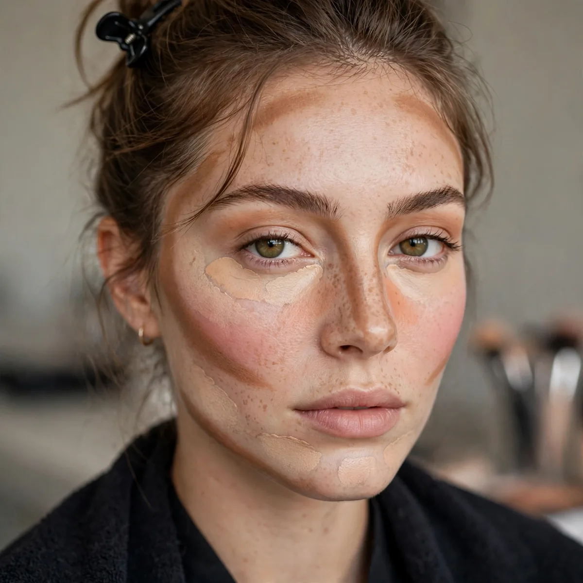 Setting underpainted makeup