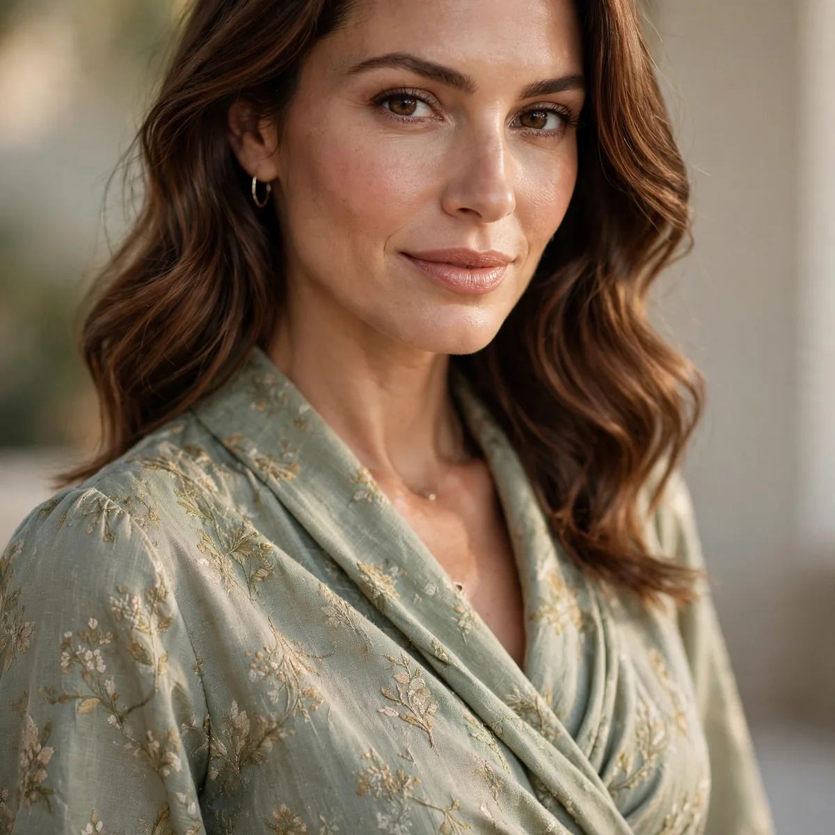 Wrap dress for resort dinner