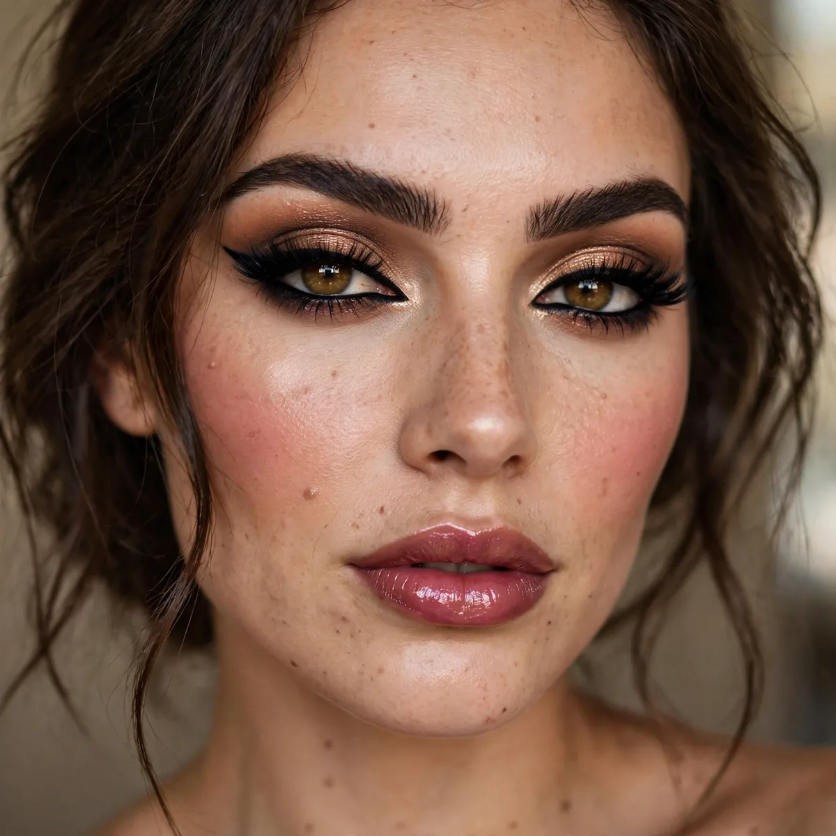 Amplified makeup for webcam
