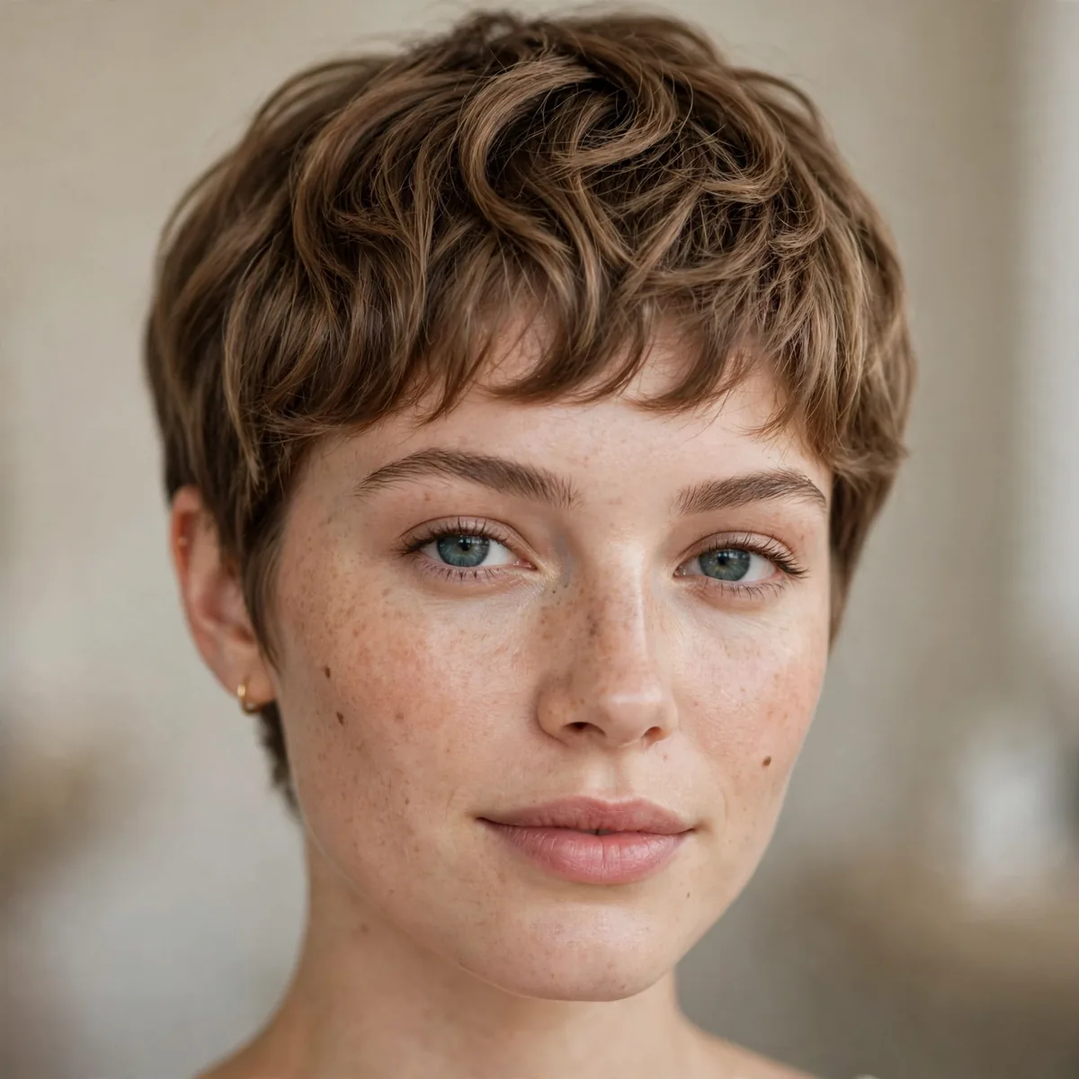 Pixie showing natural wave pattern