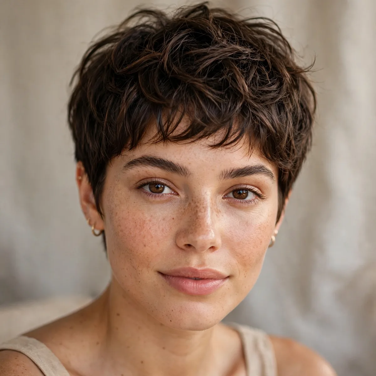 Humidity-proof wash-and-go pixie