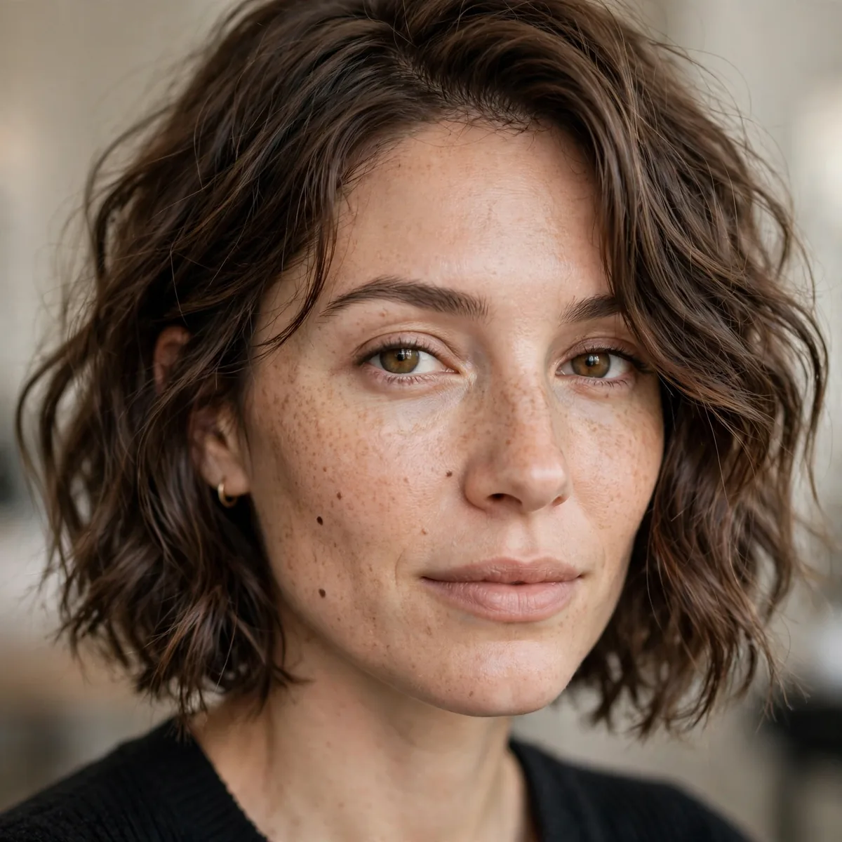 Lived in wavy bob that looks better on day two