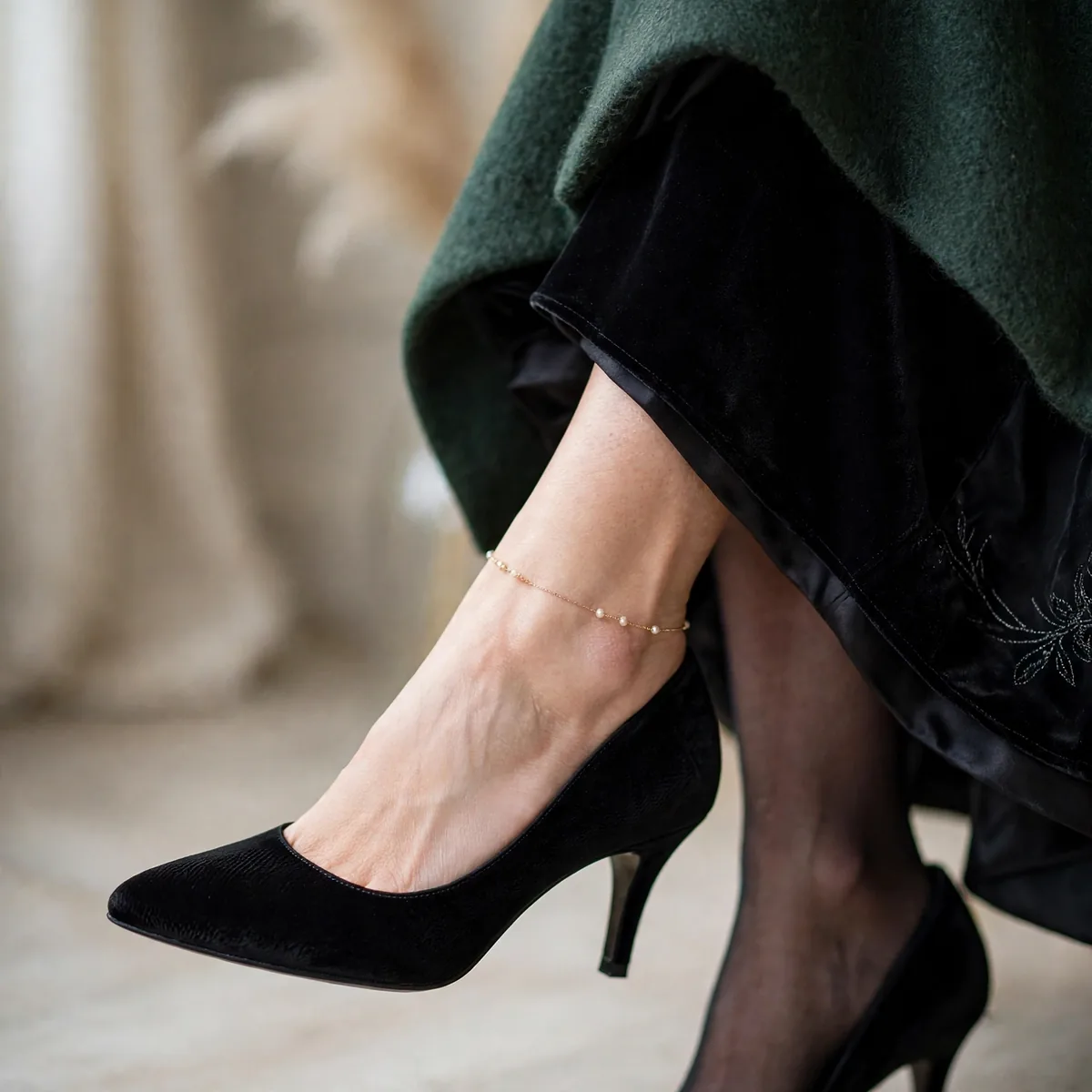 Closed toe heels winter formal