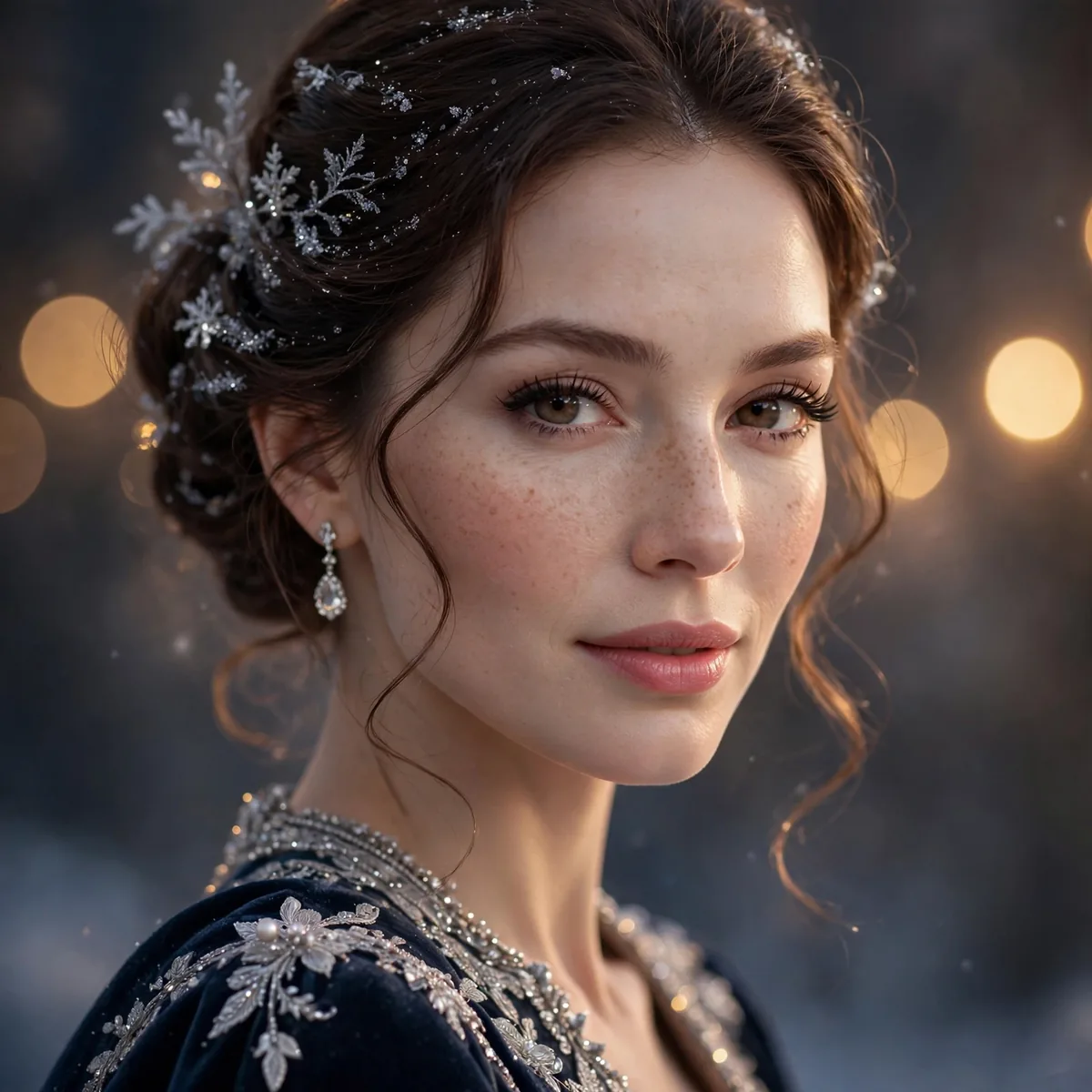 Magical winter formal night