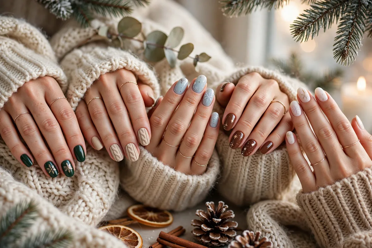 18 Winter Nail Ideas for Cozy, Chic Hands