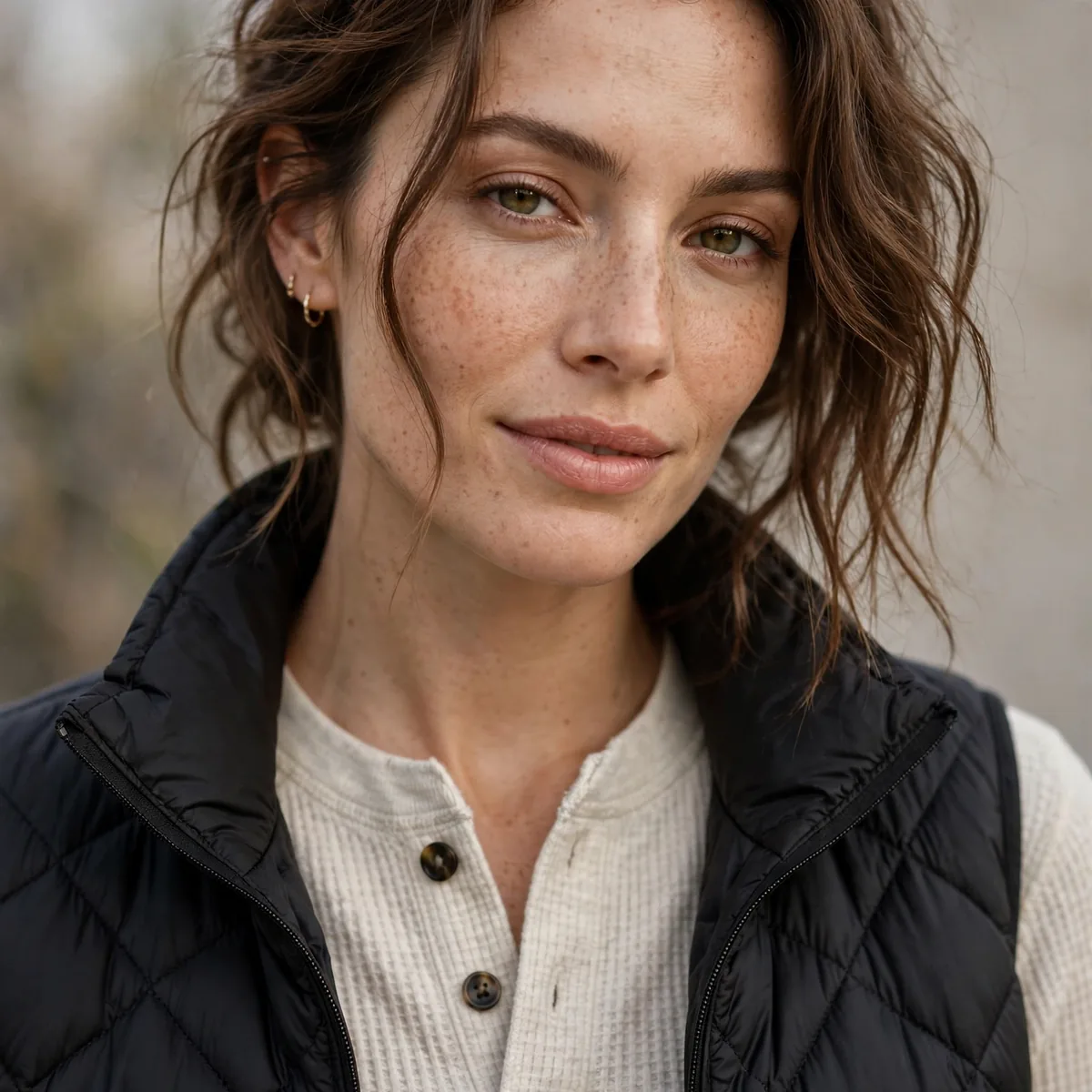Thermal base layer winter styling
